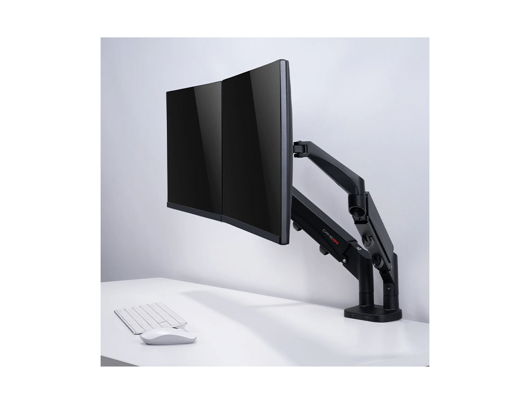 GAMEON GO-5350 Dual Monitor Arm For Gaming And Office Use, 17 GAMEON GO-5350 Dual Monitor Arm For Gaming And Office Use, 17